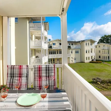 Meeresblick Residenzen Ferienwohnung 21 Mit Sauna- Und Schwimmbadnutzung Im Ahoi Sellin شقة غورين