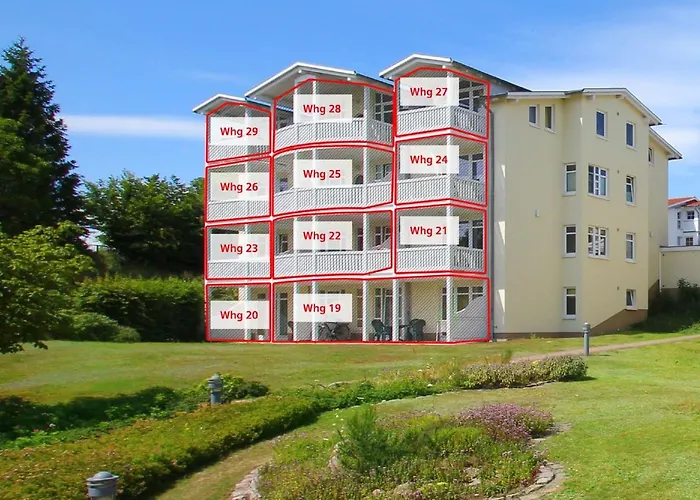 Meeresblick Residenzen 21 Mit Sauna- Und Schwimmbadnutzung Im Ahoi Sellin غورين